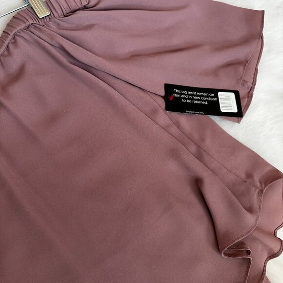 NWT Daily Look New Off-Shoulder Mauve Pink Blouse Size Small - Picture 4 of 8
